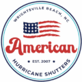 American Hurricane Shutters logo, Wrightsville Beach, NC protection.