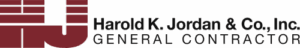 Harold K. Jordan General Contractor logo. Wilmington construction and hurricane shutters.