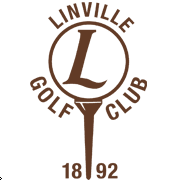 Linville Golf Club vintage logo, established 1892.