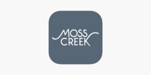 MOSS CREEK hurricane shutters company logo, Topsail, Wilmington, Myrtle Beach.