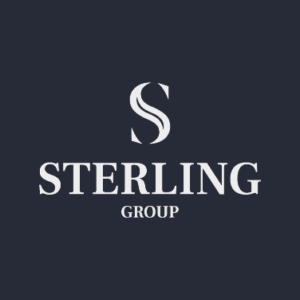 Sterling Group logo: Luxury hurricane shutters Wilmington.