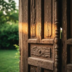 Bahama shutters on a coastal home creating a breezy awning effect and visual interest