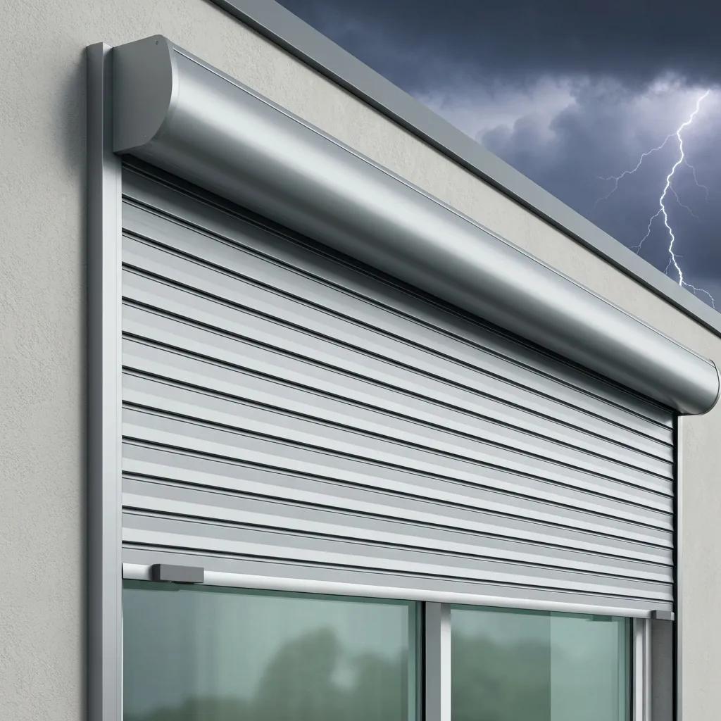 Close-up-of-roll-down-hurricane-shutters-deployed-over-a-window-highlighting-their-storm-protection-features-2bb0b075-24f3-4f54-9e6d-8e68b4af60e5webp - american hurricane shutters Close-up of roll down hurricane shutters deployed over a window, highlighting their storm protection features