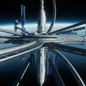 Coastal home with accordion shutters demonstrating hurricane protection features