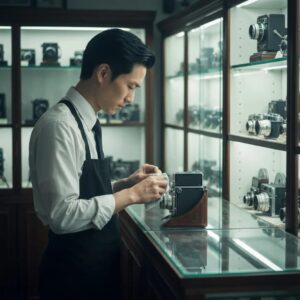 Coastal home with innovative hurricane shutters showcasing Bahama and colonial styles