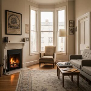 Coastal home with roll down hurricane shutters demonstrating protection and aesthetic integration