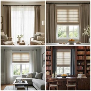 Comparison of exterior storm panels showing different materials and their usability in a home setting