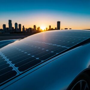 Energy efficient roll down hurricane shutters on a coastal home with ocean view