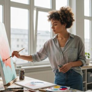 Homeowner rinsing accordion shutters to remove salt and extend service life