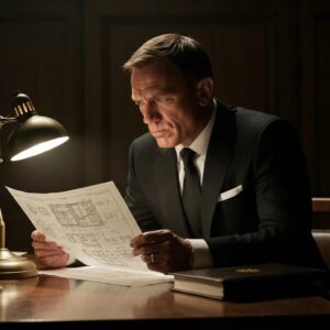 Homeowner reviewing an accordion shutter cost estimate in a bright home office