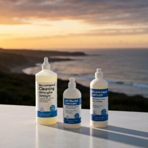 Recommended cleaning products and lubricants for accordion shutters