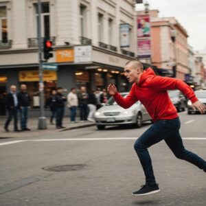 Test lab firing a projectile at a roll-down shutter to measure impact resistance